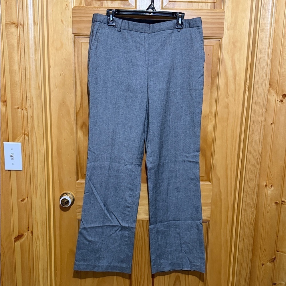 Nygard Gray & Black Tweed Straight Leg Pants, Size 12.
